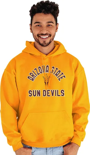 Vista 2 de Blue 84 Sudadera con capucha para hombres, alineación del equipo del color del