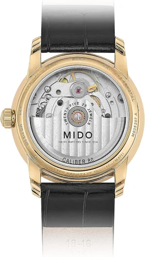 Vista 3 de MIDO Baroncelli Wild Stone - Reloj suizo automático para Mujer - Esfera Blanca - Caja de 1.299 in - M0352073646100, Blanco, Lujo
