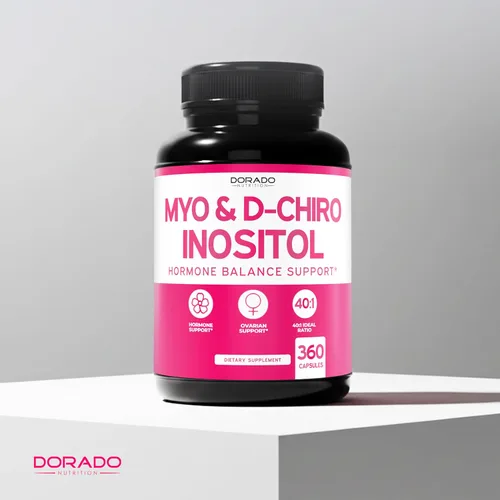 Vista 5 de Suplemento de Myo-Inositol y D-Chiro Inositol para Mujeres (360 Cápsulas, 2050mg por Porción, Relación Ideal 40:1 de Myo Inositol) Equilibrio