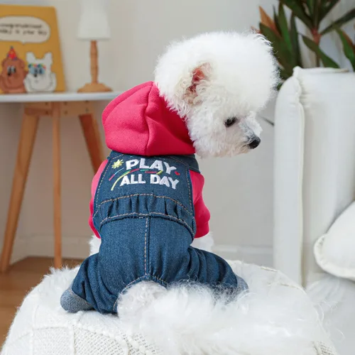 Vista 12 de Ropa de invierno para perros, overoles elegantes para mascotas para perros pequeños y medianos, lindo mono para cachorros, ropa clásica para perros