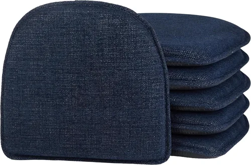 Vista 92 de Klear Vu Raindrop The Gripper - Cojines antideslizantes para silla, suaves y cómodos, almohadillas para asiento, almohadón para cocina, comedor u