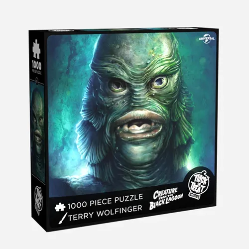 Vista 2 de Trick Or Treat Studios Universal Monsters Creature from The Black Lagoon - Rompecabezas de 1000 piezas