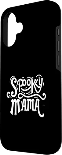 Vista 2 de Spooky Mama Halloween Mom Season Bat Mommy Parent Case for iPhone 16