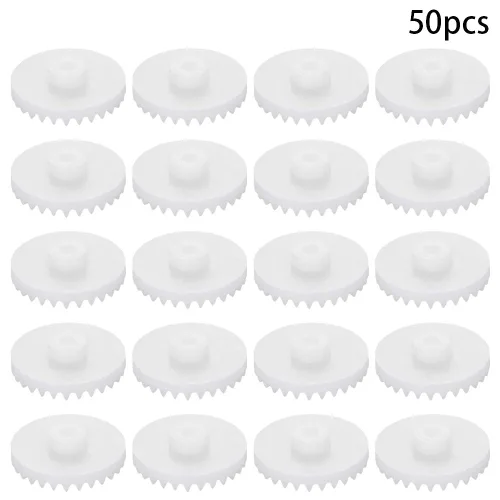 Vista 5 de Othmro 50 engranajes de plástico, 28 dientes, modelo C282A, engranajes de plástico para motor robot de coche RC