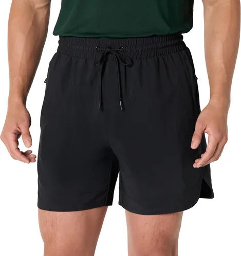 Vista 9 de Amazon Essentials Men's Athletic Performance Stretch Contrast Woven Gym Training Short with 6" Inseam