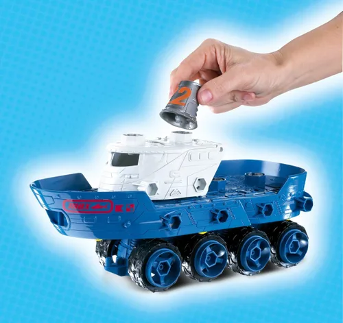 Vista 15 de Mattel Matchbox Mega Rig Shark Adventure