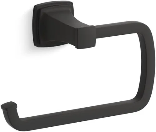Vista 18 de Kohler 27411-BL Riff Gancho doble para bata, negro mate Mate negro