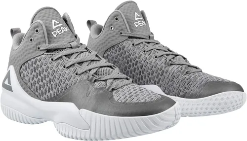 Vista 4 de PEAK Zapatillas altas de baloncesto para hombre Lou Williams Streetball Master transpirables para exteriores, con acolchado, zapatillas deportivas