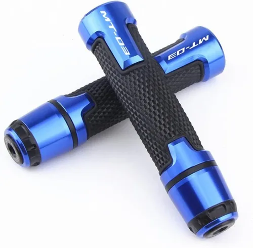 Vista 7 de Motorcycle Handlebar Grips for MT-03 MT03 MT 03 2006 2007 2008 2009 2010 2011 2012 Motorcycle Knobs Anti-Skid Handle Ends Grips Bar Hand Handlebar