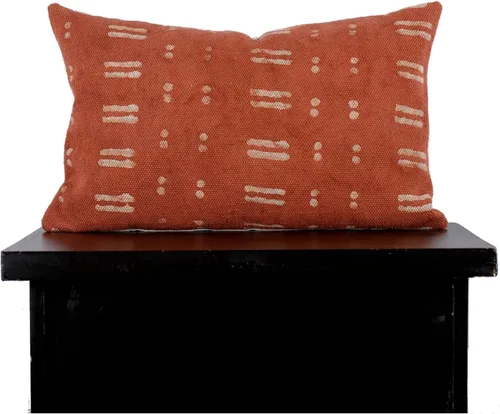 Vista 49 de Trade Star Mudcloth - Funda de cojín decorativa para lumbar, 100% algodón, color índigo, estilo granja, funda de almohada gruesa, estilo bohemio