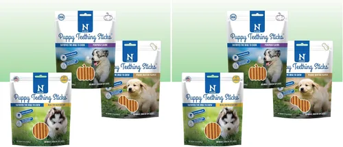 Vista 28 de N-Bone Anillos de dentición para cachorros, sabor a mantequilla de maní, masticables naturales para la dentición y golosinas para masticar, ayuda a