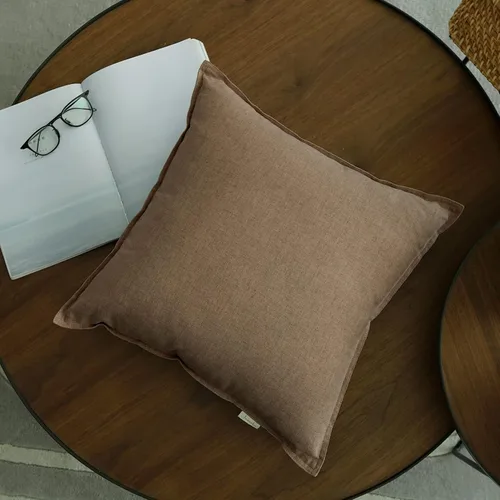 Vista 17 de Jeanerlor - Funda de cojín sólida de lino y algodón para decoración, de 18x18 pulgadas, funda de almohada especial para sofá, cama, silla