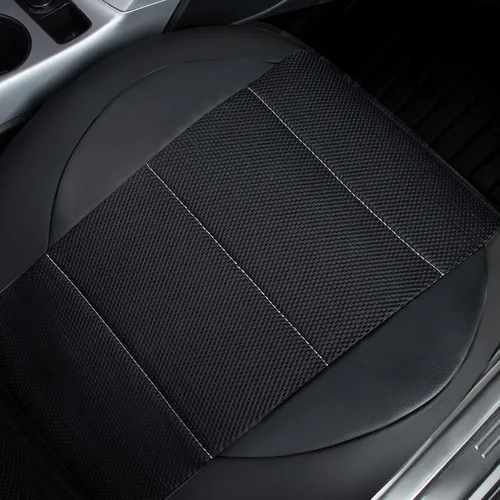 Vista 8 de Car Pass - Fundas universales de cuero para asiento de automóvil, se adaptan a la mayoría de automóviles, SUV, camiones y camionetas