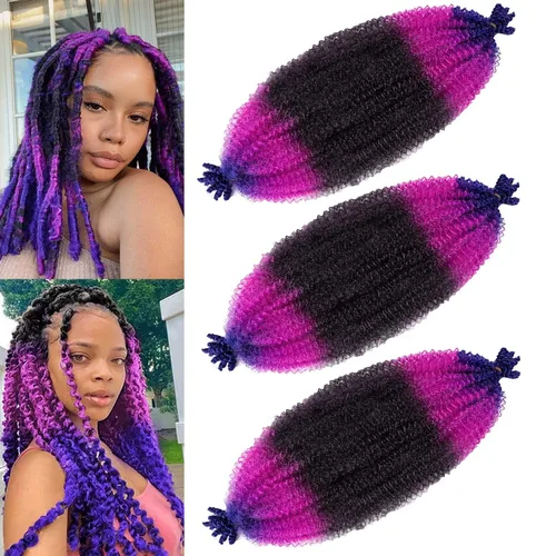 Vista 20 de Trenzas Afro Twist de 12 pulgadas - Cabello trenzado al crochet estilo Afro (12 pulgadas (Paquete de 3), 30#)