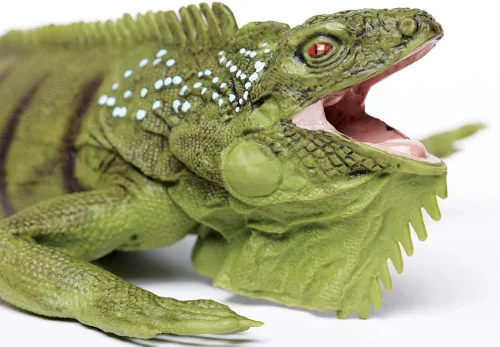 Vista 5 de Safari Ltd. Figura de Iguana – Figura de modelo realista de 11 pulgadas – Juguete educativo para niños, niñas y niños a partir de 3 años