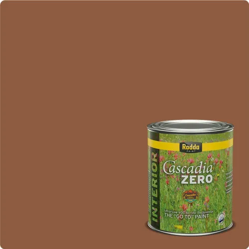 Vista 241 de Rodda Paint CASCADIA ZERO - Pintura plana e imprimación para interiores en uno, cuarto de galón, crema de ballet