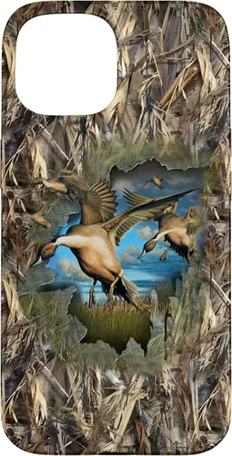 Vista 6 de Carcasa para iPhone 17, diseño de camuflaje de caza de aves acuáticas