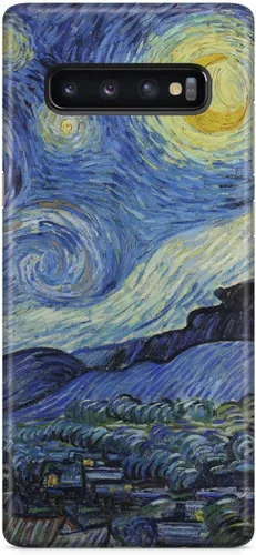 Vista 16 de Inspired Cases - Funda con textura 3D para iPhone Xs Max - Funda protectora de goma para iPhone Xs Max de Apple - Vincent Van Gogh - Noche estrellada
