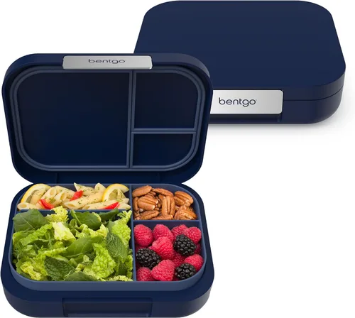Vista 8 de Bentgo Modern lonchera Bento para adultos y adolescentes; 3-4 compartimentos, resistente a fugas, capacidad de 5.5 tazas/44 onzas líquidas, clips