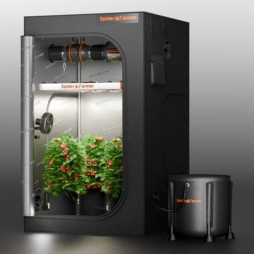 Vista 6 de Spider Farmer - Kit de riego por goteo con cubeta y sistema de riego de plantas para interiores