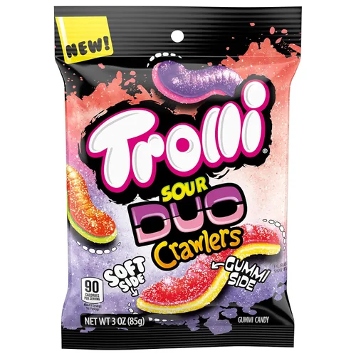 Vista 11 de Trolli Sour Bursting Crawlers - Caramelos de gomitas ácidas, 4.25 onzas (Paquete de 12)