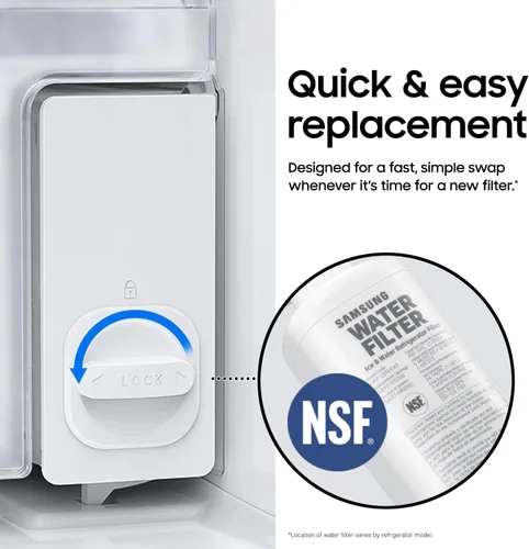 Vista 8 de Filtro de agua para refrigerador DA97-17376B (1 unidad) de Samsung