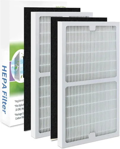 Vista 12 de Filtros purificadores de aire Idyllis de repuesto AC-2119, filtros Idylis A de repuesto compatibles con Filtrete FAP-C01-A, purificador de aire