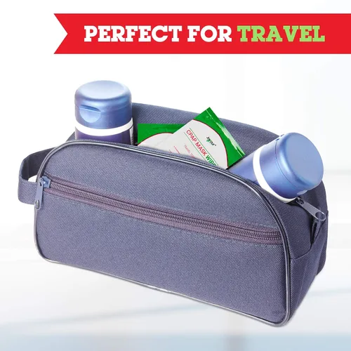 Vista 3 de Paquete de 40 toallas de limpieza para mascarilla CPAP de viaje, 40 toallitas en total (1 toallita por paquete), sin perfume, 100% algodón, sin