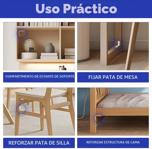 Vista 6 de HOME MASTER HARDWARE Soportes de 1.5 pulgadas en L, paquete de 40 soportes zinc