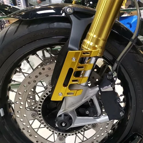 Vista 3 de Protector de guardabarros para motocicleta Kawasaki Ninja H2 SX SE H2R Protector de horquilla delantera Bloque de guardabarros delantero, accesorios
