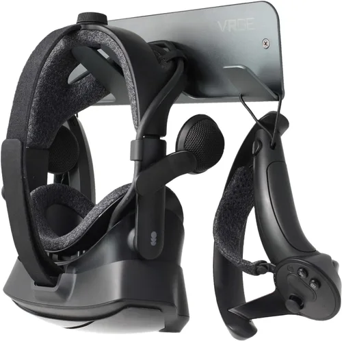 Vista 4 de VRGE VR Wall Mount Storage Stand Hook - for Meta/Oculus Quest 3/2 - Rift-S - HTC Vive Pro - PS5 VR2 - Valve Index and Mixed Reality Headsets