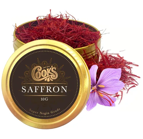 Vista 8 de Cook's Premium Super Negin Grade - Hilos de azafrán (0.07 oz) Hilos de color rojo oscuro para paella, risotto, biryani y té; sin aditivos, OMG