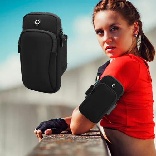 Vista 8 de Soporte universal para teléfono para correr, banda ajustable para llavero, para gimnasio, correr, senderismo, correr, ejercicio, caminar