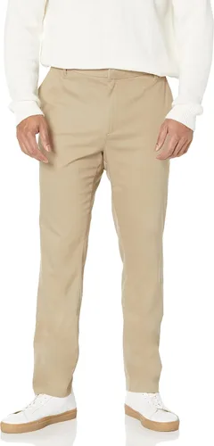 Vista 5 de Tienda Essentials Pantalón chino elástico ajustado resistente a las arrugas, sin pinzas, para hombre