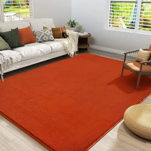 Vista 20 de Amearea Alfombra moderna lavable de 2 x 4 pies, color negro, alfombra de área pequeña para dormitorio, sala de estar, alfombra de espuma