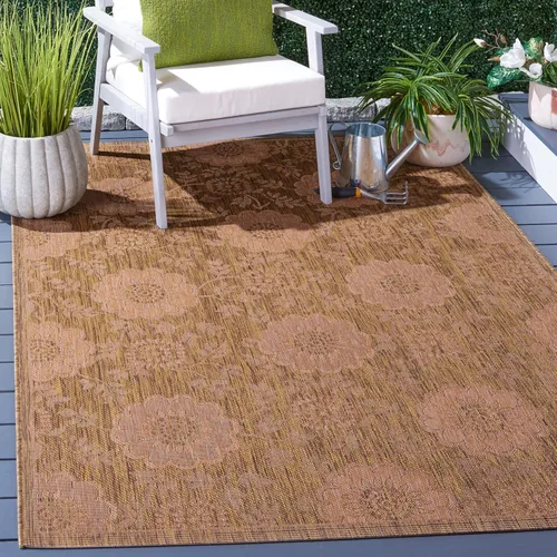 Vista 7 de SAFAVIEH Courtyard Collection CY6948 - Alfombra decorativa para interiores y exteriores, impermeable, fácil de limpiar, 2 pies 3 pulgadas x 6 pies 7