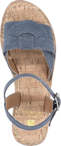 Vista 4 de WHITE MOUNTAIN Sandalia de cuña simple para mujer