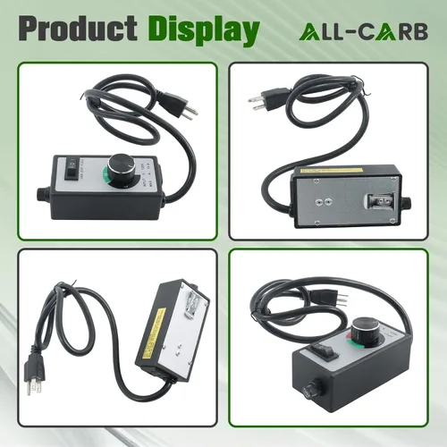 Vista 4 de ALL-CARB AC variable del regulador de velocidad del reóstato del motor eléctrico del ventilador del router