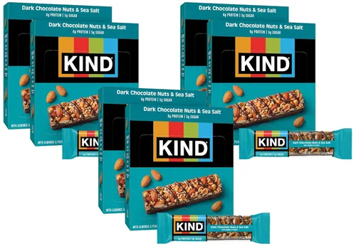 Vista 14 de KIND - Barras de nueces, almendras y coco, 1.4 onzas, 24 unidades, sin gluten, bajo índice glucémico, 0.18 onzas de proteína