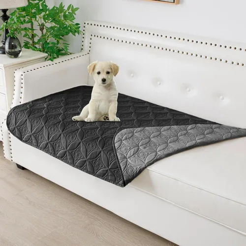 Vista 33 de Manta impermeable para perro, 30 x 30 pulgadas, fundas de sofá para mascotas pequeñas para sofá, silla, cama, protector de muebles de perros