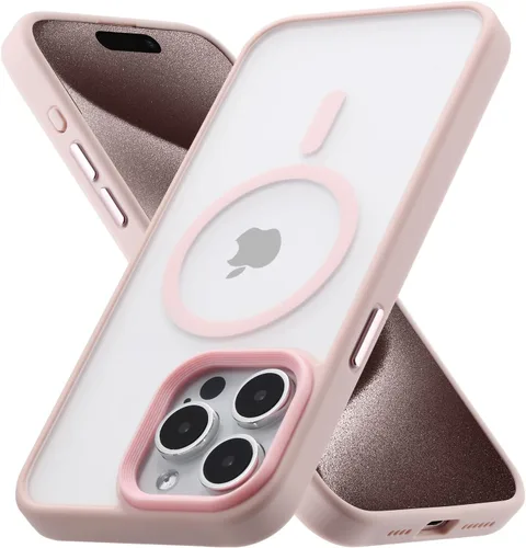 Vista 30 de Tigowos Funda magnética para iPhone 15, resistente a las caídas, sensación de piel mate, a prueba de golpes, ajuste delgado para iPhone 15, negro