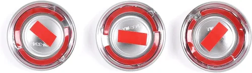 Vista 9 de Cubierta de plástico ABS para decoración de botón de interruptor de asiento de automóvil para Land Rover Defender 110 2020 para Defender 90