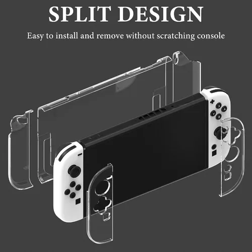 Vista 2 de Geekria Protective Set Compatible with Nintendo Switch 2, Travel Carrying Case & HD Clear Screen Protector, Including Non-Slip Rocker Cover, Game