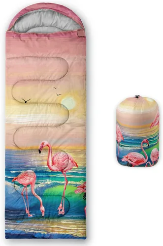 Vista 14 de HOSIMA Saco de dormir de mariposa para adultos y niños para campamento, saco de dormir ultraligero gótico negro para clima frío y verano.