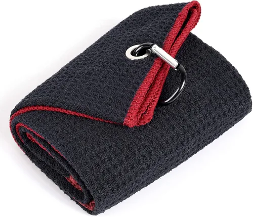 Vista 37 de Mile High Life Toalla de golf premium de tejido de gofre, 16 x 24 pulgadas, extra absorbente y de secado rápido, microfibra ultrasuave, clip