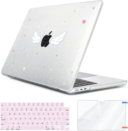 Vista 42 de Compatible con MacBook Air 2026 2025 2024-2022 de 13.6 pulgadas M5 A3449 M4 A3240 M3 A3113 M2 A2681 con Touch ID, carcasa rígida de plástico, hoja