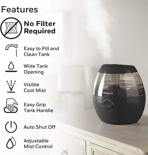 Vista 4 de Humidificador de vapor frío Honeywell Mistmate