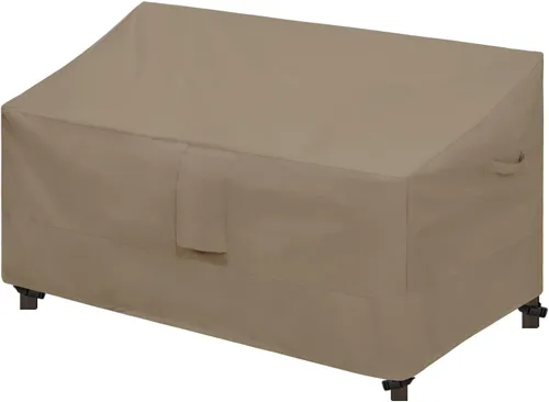 Vista 8 de Easy-Going Funda impermeable para sofá de patio, resistente a los rayos UV, funda de sofá biplaza para exteriores, funda para muebles de jardín