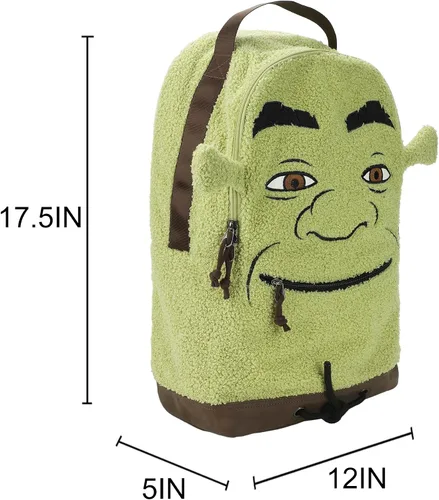 Vista 3 de Shrek Character Green - Mochila de 17,5 pulgadas