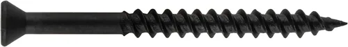 Vista 3 de Fas-N-Tite 190 tornillos para paneles de yeso de rosca gruesa #6 x 1-5/8 Phillips Bugle Head Sheetrock, tornillos de acero al carbono fosfato negro